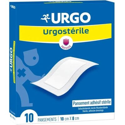 MANADA - Pansements Antibactériens Stériles - 8cm x 10cm - Pack de 10 - Publicité MANADA - Pansements Antibactériens Stériles - 8cm x 10cm - Pack de 10 - Publicité