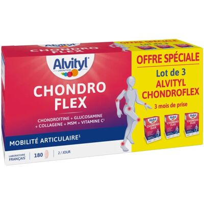 Urgo Alvityl Chondroflex - Soutien Articulations - 180 Comprimés - Publicité Urgo Alvityl Chondroflex - Soutien Articulations - 180 Comprimés - Publicité