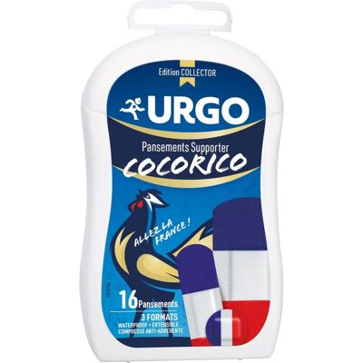 Urgo Cocorico Pansement - Supporte les plaies superficielles en 3 formats - Publicité Urgo Cocorico Pansement - Supporte les plaies superficielles en 3 formats - Publicité