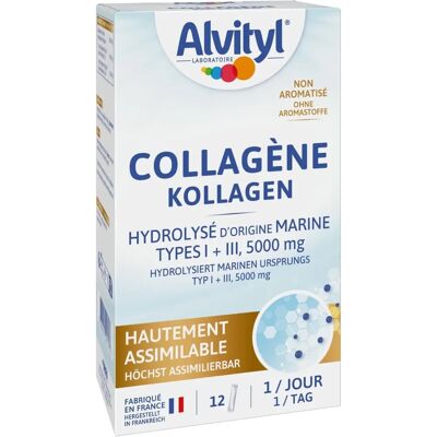 Alvityl Kollagen Hydrolysiert Meeres Typ I & III - 5000 mg - 12 Sticks Alvityl Kollagen Hydrolysiert Meeres Typ I & III - 5000 mg - 12 Sticks