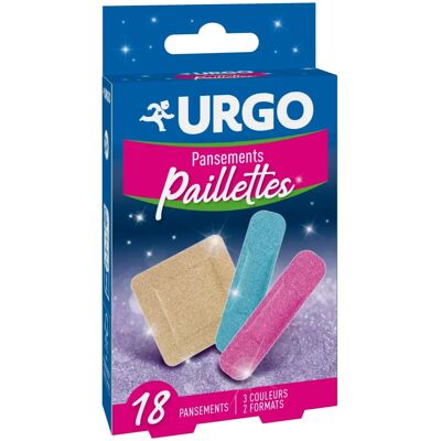 URGO Glitzerverbände 2 Größen 18 Stück URGO Glitzerverbände 2 Größen 18 Stück