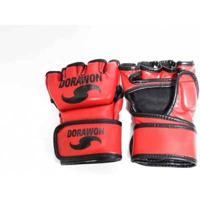 Gants MMA DORAWON Rouge - Gants de MMA - Publicité Gants MMA DORAWON Rouge - Gants de MMA - Publicité