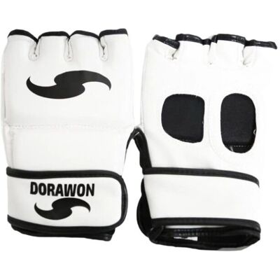 Gants MMA Blancs DORAWON - Gants MMA - Publicité Gants MMA Blancs DORAWON - Gants MMA - Publicité