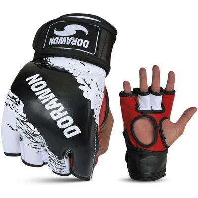 Gants MMA DORAWON - Blanc - XS - Gants pour MMA et sports de combat - Publicité Gants MMA DORAWON - Blanc - XS - Gants pour MMA et sports de combat - Publicité