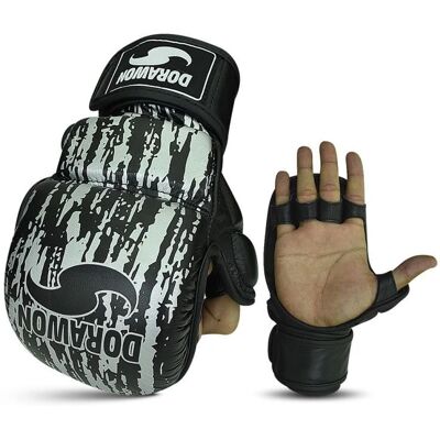 Gants MMA DORAWON - Cuir synthétique de haute qualité - Velcro sécurisé - Tailles variées - Publicité Gants MMA DORAWON - Cuir synthétique de haute qualité - Velcro sécurisé - Tailles variées - Publicité