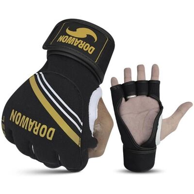Gants MMA DORAWON - Noir - L - Entraînement & Sports de Combat - Publicité Gants MMA DORAWON - Noir - L - Entraînement & Sports de Combat - Publicité