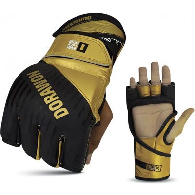 Gants MMA DORAWON - Noir - XS - Équipement d'entraînement - Publicité Gants MMA DORAWON - Noir - XS - Équipement d'entraînement - Publicité