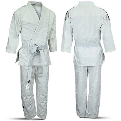 Kimono de Judo Blanc Unisexe DORAWON - Style Traditionnel - Publicité Kimono de Judo Blanc Unisexe DORAWON - Style Traditionnel - Publicité