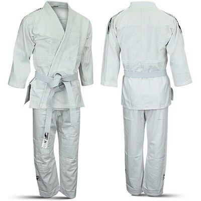 Kimono de Judo Blanc DORAWON 180cm - Genoux Renforcés - Publicité Kimono de Judo Blanc DORAWON 180cm - Genoux Renforcés - Publicité