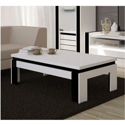 Tavolino LINA Lucido - Moderno, MDF Resistente, 125x42x65cm Tavolino LINA Lucido - Moderno, MDF Resistente, 125x42x65cm