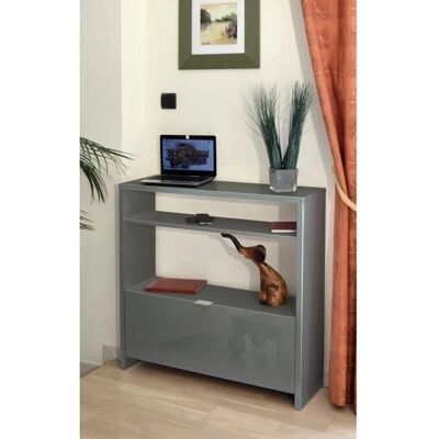 Meublorama - SCOTT - gris brillante - Shoe cabinet Meublorama - SCOTT - gris brillante - Shoe cabinet