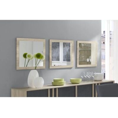MEUBLORAMA - MALMO - Sonoma - 60x60x3 cm - Set di specchi MEUBLORAMA - MALMO - Sonoma - 60x60x3 cm - Set di specchi