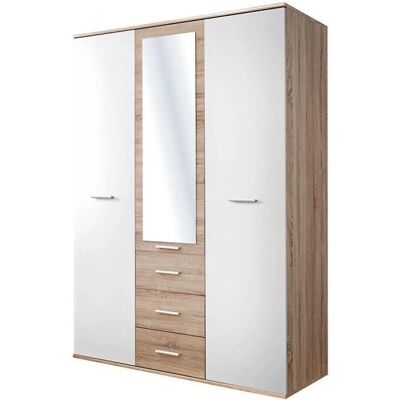 Meublorama - DENVER - Oak and White - Wardrobe Meublorama - DENVER - Oak and White - Wardrobe