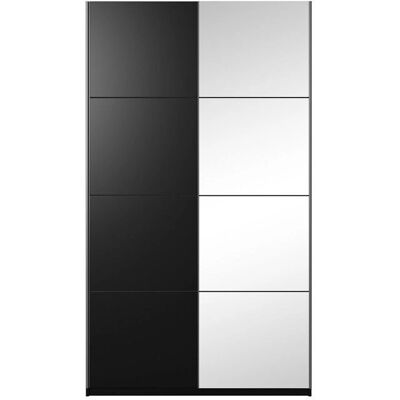 Armario con Espejos Negros Meublorama - 120cm - Colección EOS Armario con Espejos Negros Meublorama - 120cm - Colección EOS
