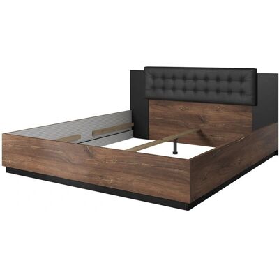 Meublorama - FOX - 160x200 - Rovere scuro - Letto Meublorama - FOX - 160x200 - Rovere scuro - Letto