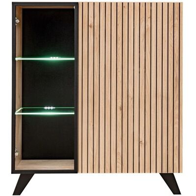 Meublorama - NIELSEN - Roble claro - display cabinet Meublorama - NIELSEN - Roble claro - display cabinet