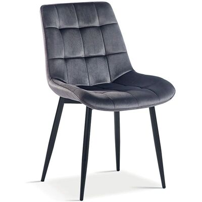 Meublorama - Kali - Taupe - Terciopelo - Dining Chair Meublorama - Kali - Taupe - Terciopelo - Dining Chair