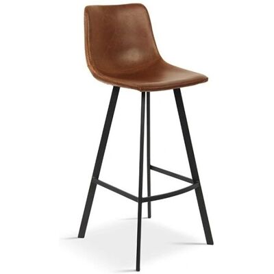 MEUBLORAMA - Ozon - Cognac PU - Bar Stool MEUBLORAMA - Ozon - Cognac PU - Bar Stool