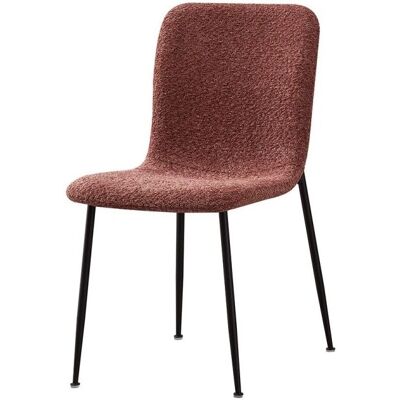 MEUBLORAMA - Alice Bouclé Rosa - Rosa - Bouclé - Chair MEUBLORAMA - Alice Bouclé Rosa - Rosa - Bouclé - Chair