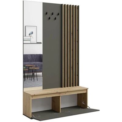 Meublorama - NEMO - Eiche hell - Entryway furniture Meublorama - NEMO - Eiche hell - Entryway furniture