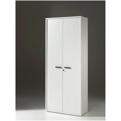 Armario de Oficina Meublorama - 2 Puertas, Estantes, Blanco - Muebles de Oficina Armario de Oficina Meublorama - 2 Puertas, Estantes, Blanco - Muebles de Oficina
