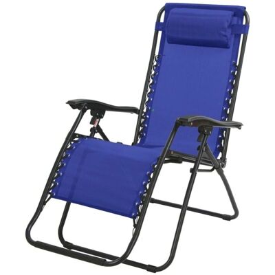 MEUBLORAMA - Outdoor Lounge Chair - Azul - 90x108x64 cm MEUBLORAMA - Outdoor Lounge Chair - Azul - 90x108x64 cm