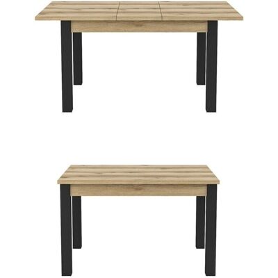 Mesa extensible Darwin para 8 personas - Estilo industrial moderno Mesa extensible Darwin para 8 personas - Estilo industrial moderno