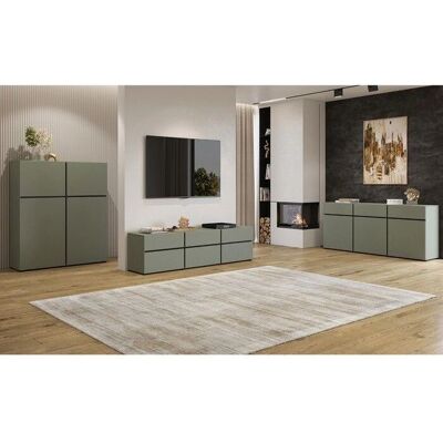 MEUBLORAMA Juego de Muebles Modernos Verde Salvia 3 Piezas MEUBLORAMA Juego de Muebles Modernos Verde Salvia 3 Piezas