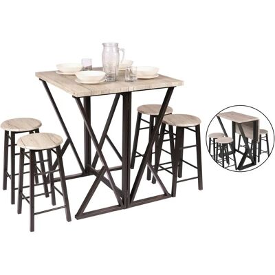 MEUBLORAMA - DARYL - 100x60x89 cm - Bar set MEUBLORAMA - DARYL - 100x60x89 cm - Bar set
