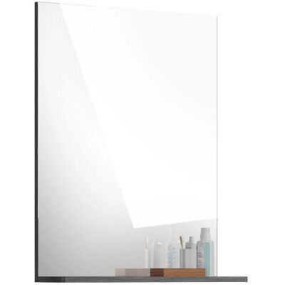 MEUBLORAMA - SCOTT - Gris oscuro - Espejo de baño MEUBLORAMA - SCOTT - Gris oscuro - Espejo de baño