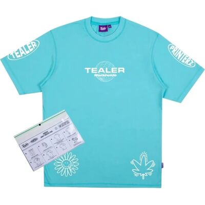 Tealer Blau M T-shirt - Casual Streetwear Tealer Blau M T-shirt - Casual Streetwear