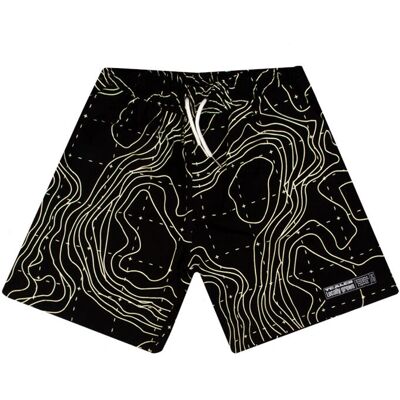 Tealer L Shorts - Kaartpatroon, Gloeiend in het donker Tealer L Shorts - Kaartpatroon, Gloeiend in het donker