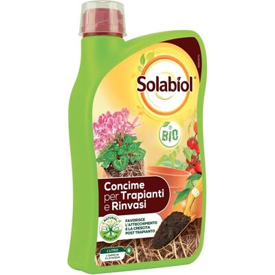 Concime Organico Solabiol per Trapianti e Rinvasi - 1L Concime Organico Solabiol per Trapianti e Rinvasi - 1L