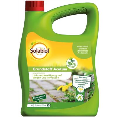 Solabiol Acetum 3L - Herbizid / Desinfektionsmittel Solabiol Acetum 3L - Herbizid / Desinfektionsmittel