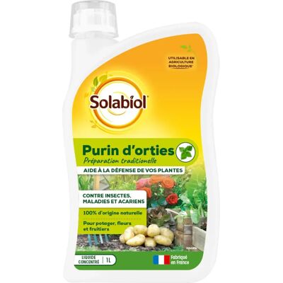 Solabiol - Organischer Brennnessel-Dünger - 1L Flasche Solabiol - Organischer Brennnessel-Dünger - 1L Flasche