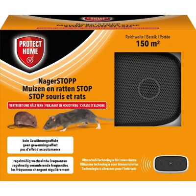 PROTECT HOME Ratten Stop - 150 m² - Effektives Insektenschutzgerät PROTECT HOME Ratten Stop - 150 m² - Effektives Insektenschutzgerät