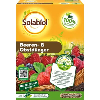 SOLABIOL Beeren- und Obstdünger - Dünger für Beeren & Obst SOLABIOL Beeren- und Obstdünger - Dünger für Beeren & Obst