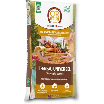 Compost de rempotage Brun - 20 L - Compost de rempotage - Publicité Compost de rempotage Brun - 20 L - Compost de rempotage - Publicité