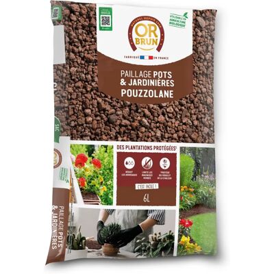 OR BRUN Pozzolan Mulch - 6L - Pflanzenschutz - Mulch OR BRUN Pozzolan Mulch - 6L - Pflanzenschutz - Mulch