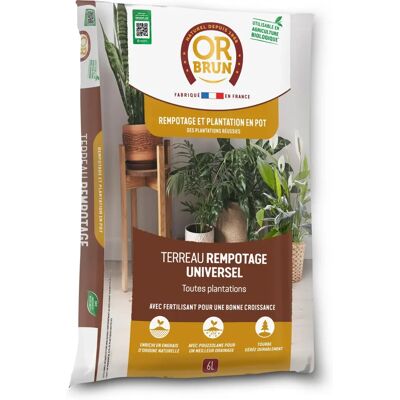 OR BRUN Modèle OBRTREM6U - 6L Terreau universel pour toutes plantes - Publicité OR BRUN Modèle OBRTREM6U - 6L Terreau universel pour toutes plantes - Publicité