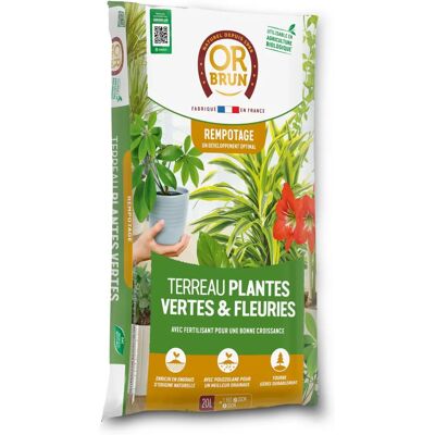 Or Brun 20 L Terreau pour plantes - Terreau pour plantes d’intérieur - Publicité Or Brun 20 L Terreau pour plantes - Terreau pour plantes d’intérieur - Publicité