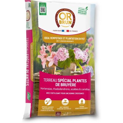 OR BRUN Modèle OBRTSPDB20N - Terre pour plantes de bruyère - 20 L - Publicité OR BRUN Modèle OBRTSPDB20N - Terre pour plantes de bruyère - 20 L - Publicité