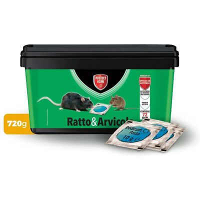 Agrariaonline RODICUM CT - Pasta Rodenticida per Ratti & Arvicole - 780g Agrariaonline RODICUM CT - Pasta Rodenticida per Ratti & Arvicole - 780g