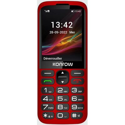 Konrow Senior 280 Next 4G - Dual SIM - 2,8-Zoll Smartphone Konrow Senior 280 Next 4G - Dual SIM - 2,8-Zoll Smartphone
