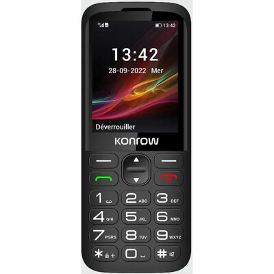 Konrow Senior 280 Next 4G - 2,8-Zoll Dual SIM - Ladestation Konrow Senior 280 Next 4G - 2,8-Zoll Dual SIM - Ladestation