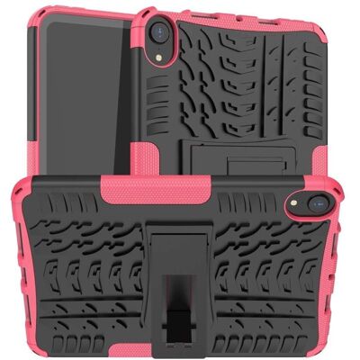 Coque Rose 2 en 1 pour tablette - Antichoc pour iPad Mini 6 2021 - Publicité Coque Rose 2 en 1 pour tablette - Antichoc pour iPad Mini 6 2021 - Publicité