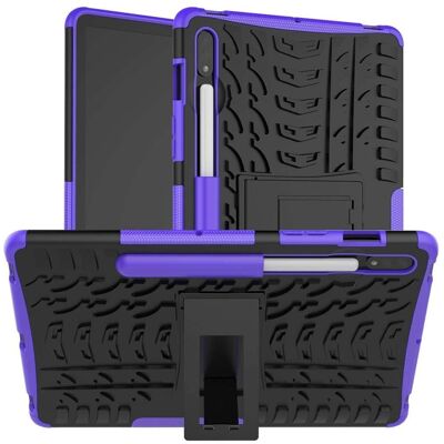 Htdmobiles Violet 2-en-1 Coque Anti-Choc pour Samsung Galaxy Tab S7 S8 - Tablet Case - Publicité Htdmobiles Violet 2-en-1 Coque Anti-Choc pour Samsung Galaxy Tab S7 S8 - Tablet Case - Publicité