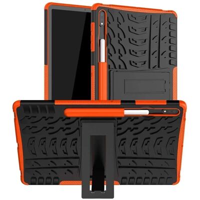 Htdmobiles Coque Samsung Galaxy Tab S7 S8 Plus Orange - Publicité Htdmobiles Coque Samsung Galaxy Tab S7 S8 Plus Orange - Publicité