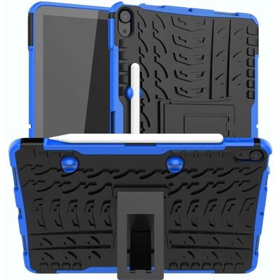 Coque antichoc bleue pour Apple iPad Air 4 2020 - Publicité Coque antichoc bleue pour Apple iPad Air 4 2020 - Publicité