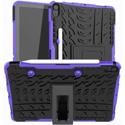 Coque antichoc violette pour iPad Air 4 2020 - Tablet case - Publicité Coque antichoc violette pour iPad Air 4 2020 - Tablet case - Publicité